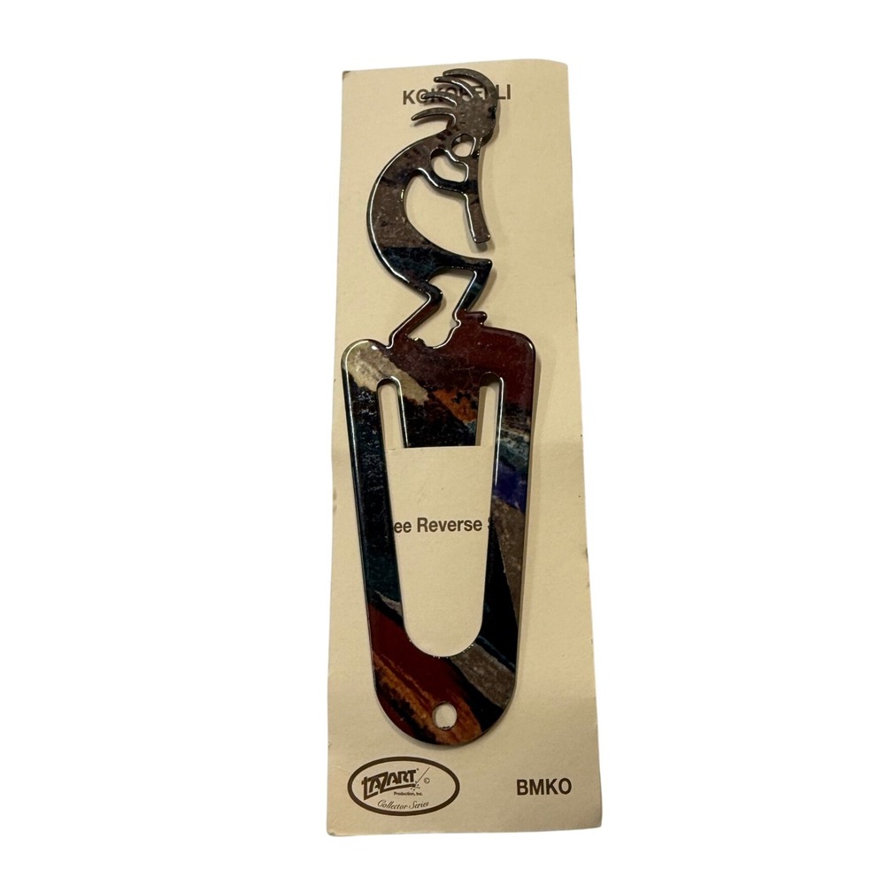 Lazart Production Kokopelli Metal Bookmark Collector Series Southwest MultiColor